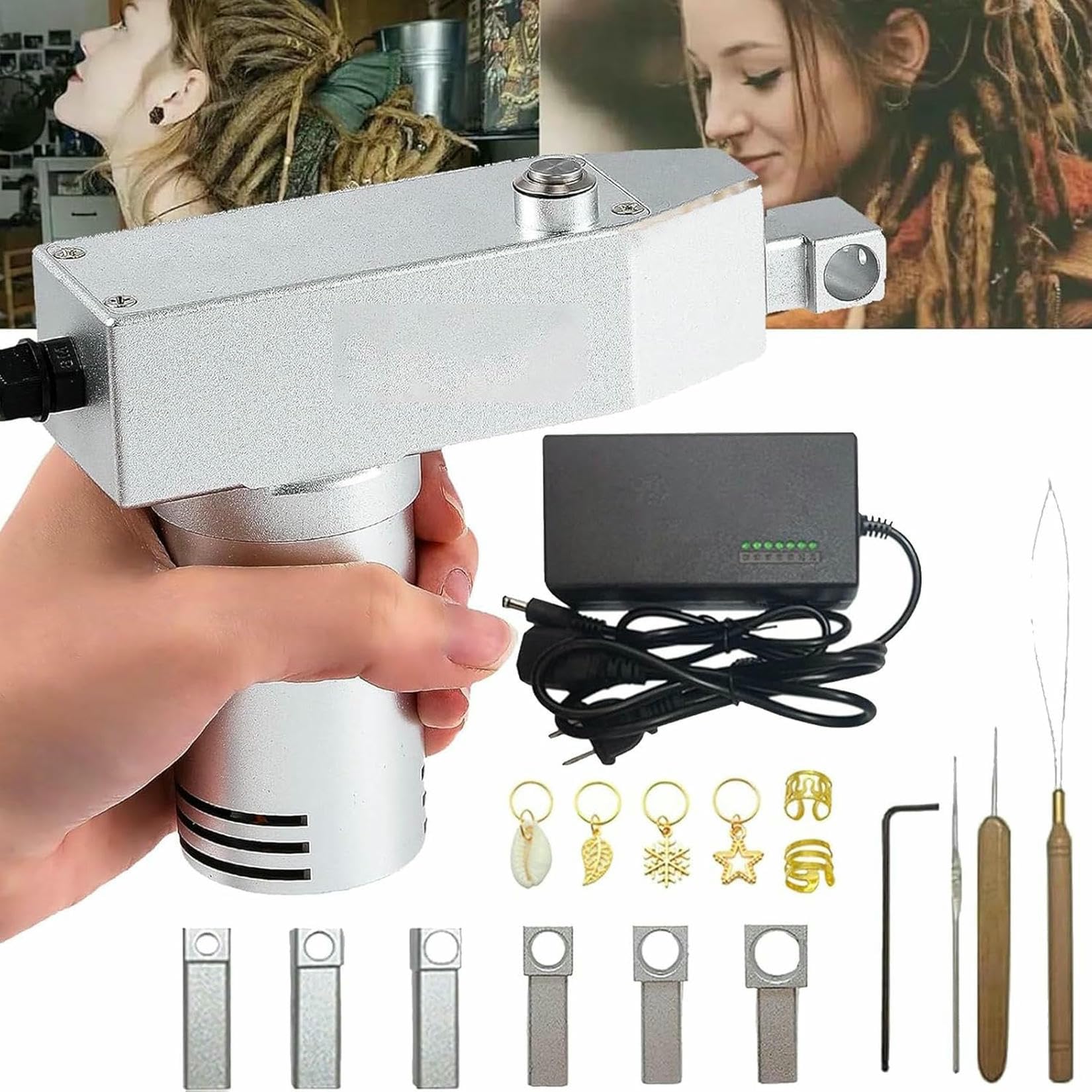 Machine à dreadlocks électrique pour finir ses tresses sans douleur ni fatigue