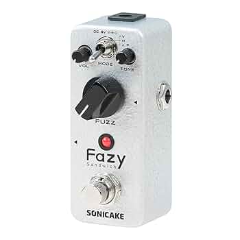 Amazon.com: SONICAKE Fuzz Guitar Pedal, Mini Fuzzy Effect