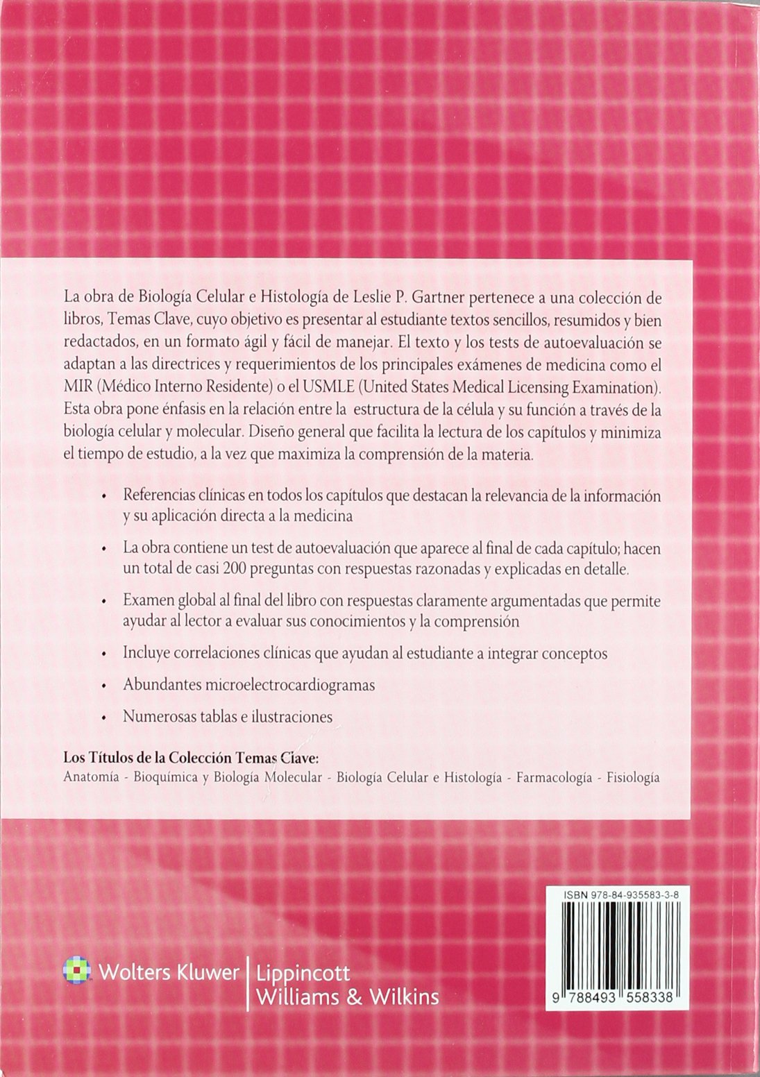 Biología e histología celular (Board Review Series) (Spanish Edition): 2 (Temas clave)