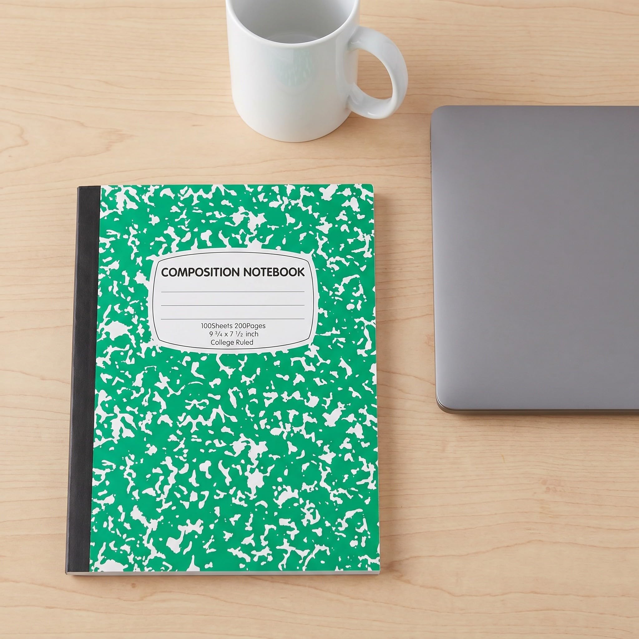 Artibetter 5er-Pack linierte Notizbücher, 10" x 7,5" B5, Notizbuch für den täglichen Gebrauch, Geschäftsdokumentationsblock, Schreibheft für Lehrer und Schüler, 100 Blatt