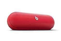 Beats Pill - Wireless Bluetooth Speaker and Portable Charger via USB-C - Up to 24 Hours Battery Life, IP67 Water Resistant, Apple & Android Compatible, Built-in Microphone – Statement Red (Renewed)