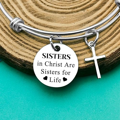 Miniatura 6 de Pulsera de joyería cristiana para hermanas religiosas, regalos religiosos para mujeres, adolescentes, niñas, regalos para hermanas en Cristo,