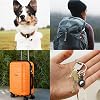 Funda con llavero para AirTag compatible 4 unidades, para AirTag 1.ª y 2.ª generación, cubierta con anillo para etiqueta GPS, rastreador, localizador, para niños, bolsos, equipaje 7