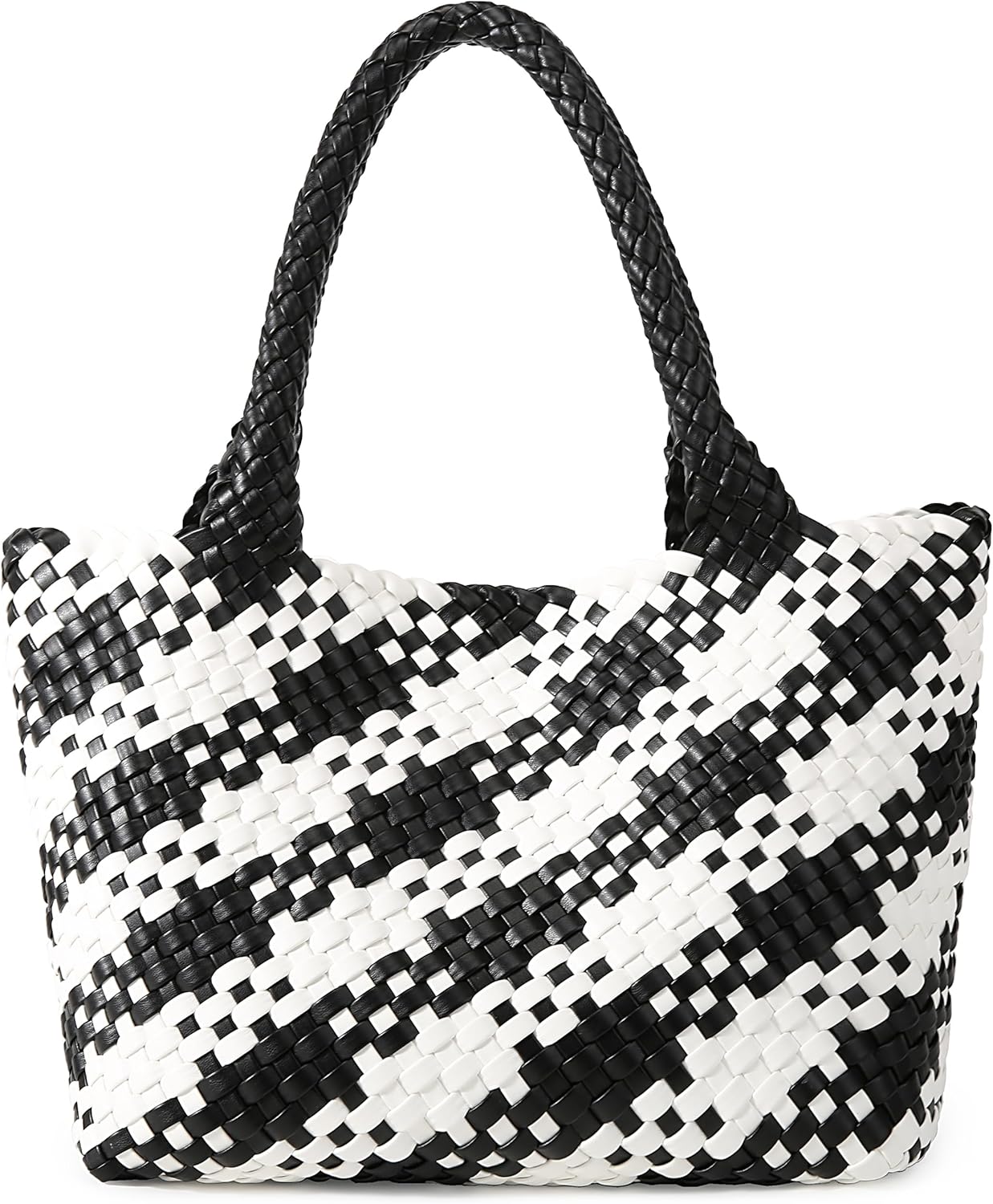 Queenoris Shoulder Bags for Women, Fashion Purses and Handbags Top Handle Vegan Leather Shopper Satchel Large Travel Tote Bag