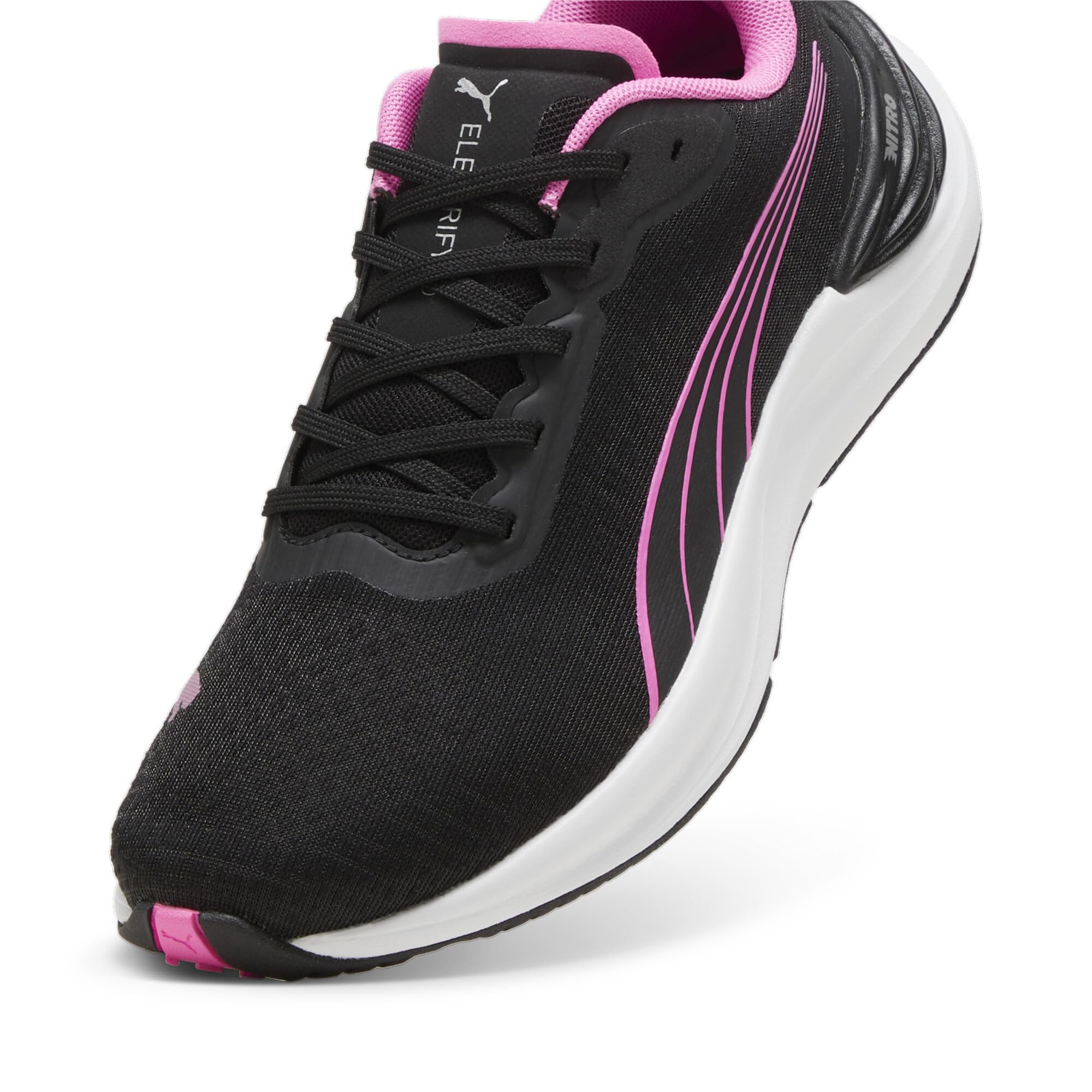 PUMA Electrify Nitro 3 WNS damskie buty do biegania szosowego, Puma Czarna Trucizna Różowy, 38 EU