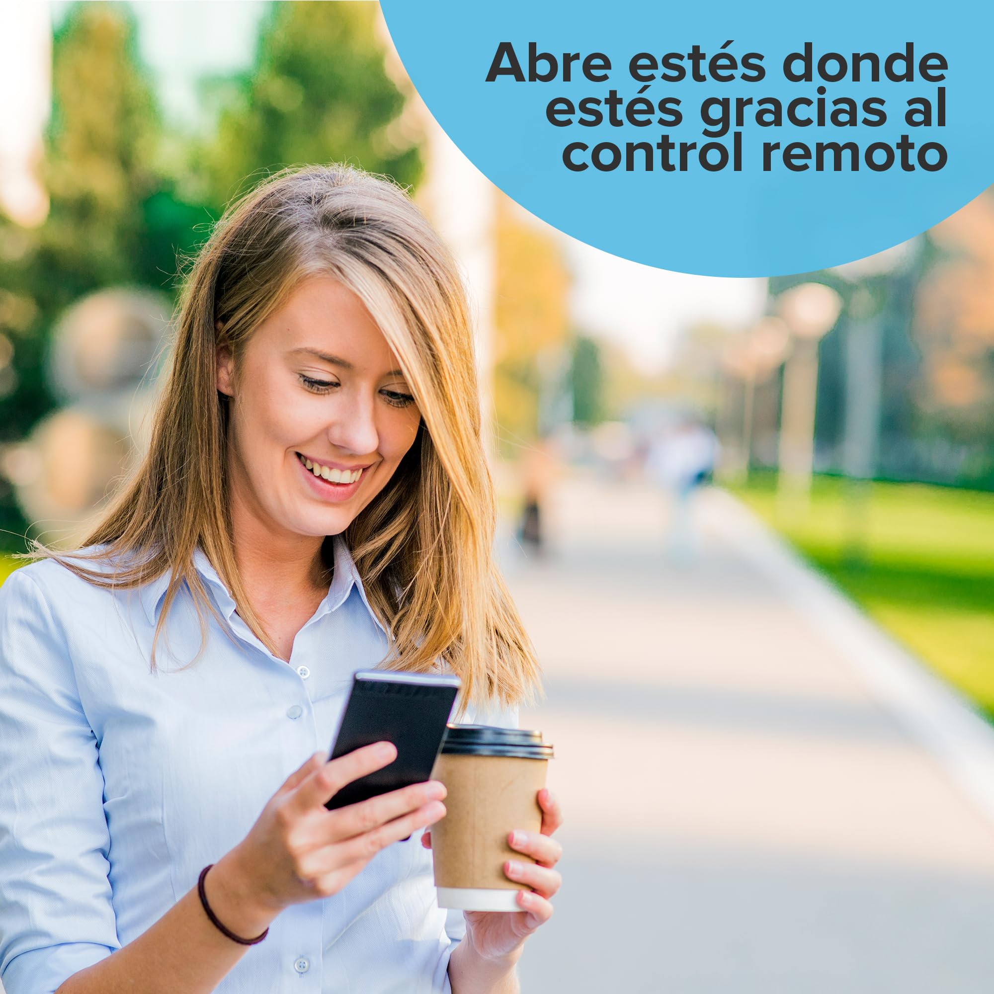 1Control Link Accesorio Wi-Fi Apertura Remota y Comandos Vocales Compatible con Abridor de Puerta y Garaje Solo de 2ª Generación, Alexa, Google Home y Siri, Made in Italy