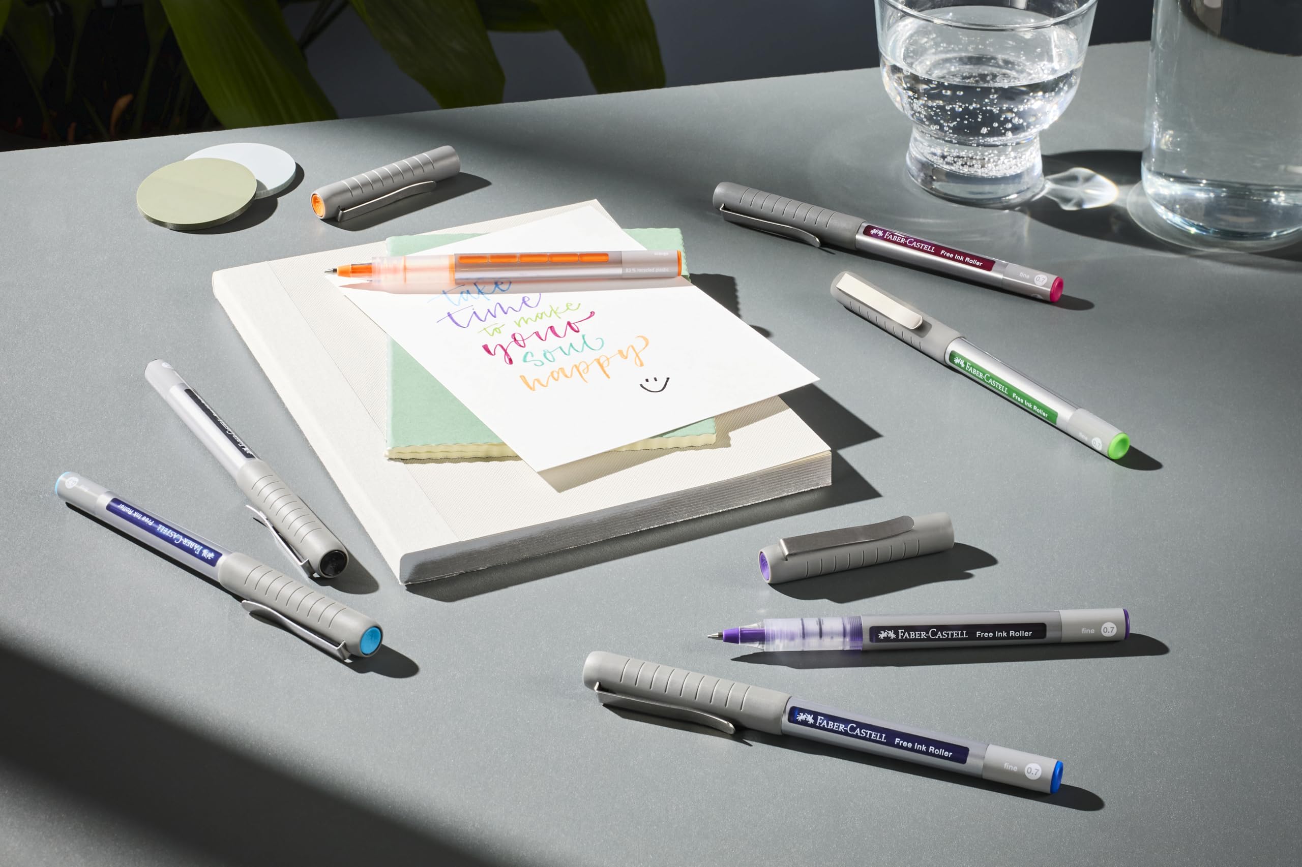 Faber-Castell Free Ink Roller 0.7 Mm Açık Yeşil