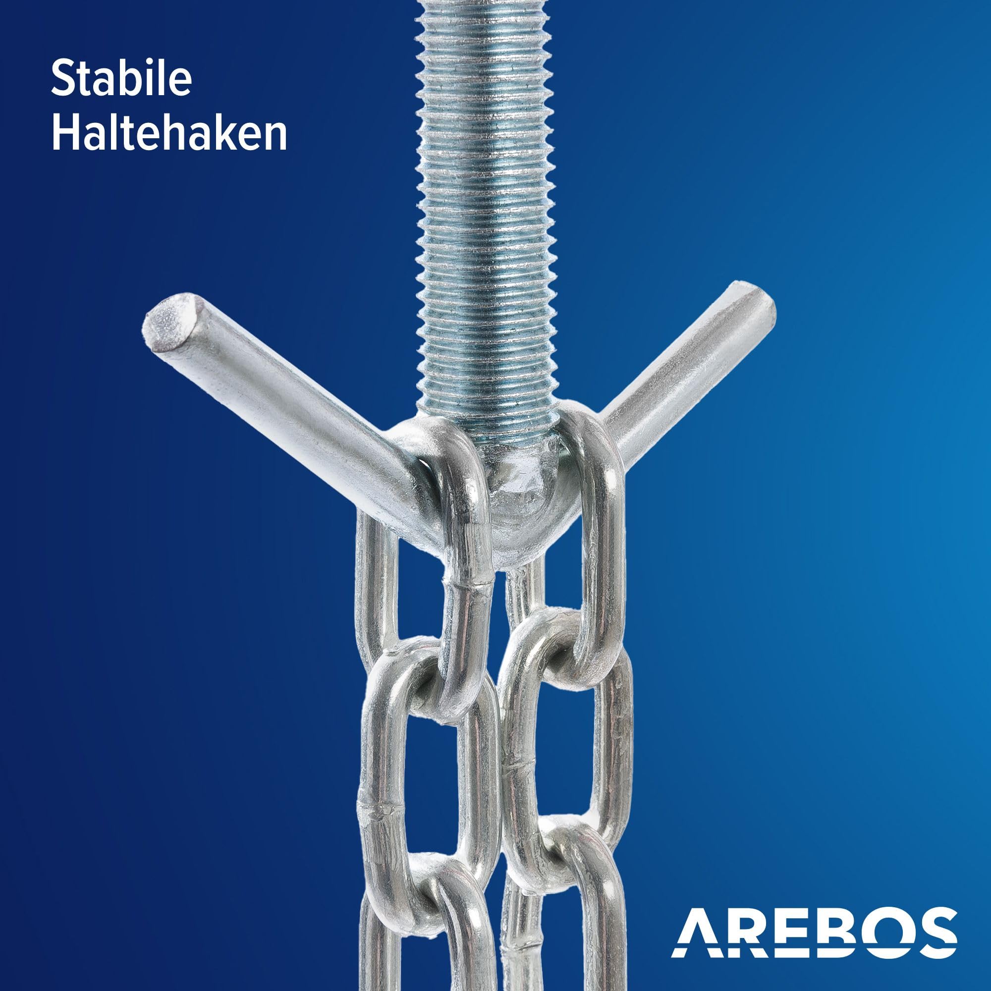 Arebos Motorbrücke 500kg [730-1480mm] Kotflügeltraverse Motorheber Motorhalter Motor Traverse | Lackierter Stahl | Rot