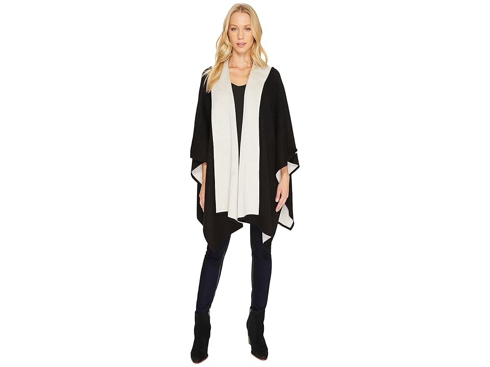 

Michael Stars Rock Solid Ruana (Black) Women's Clothing