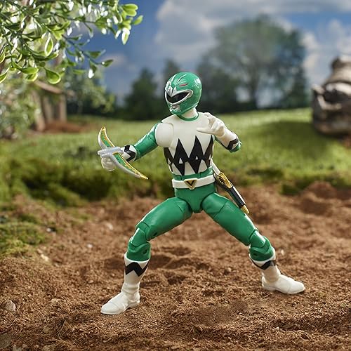 Miniatura 11 de Power Rangers Lightning Collection Lost Galaxy Green Ranger - Figura de acción coleccionable de 6 pulgadas con accesorios para niños a partir de 4