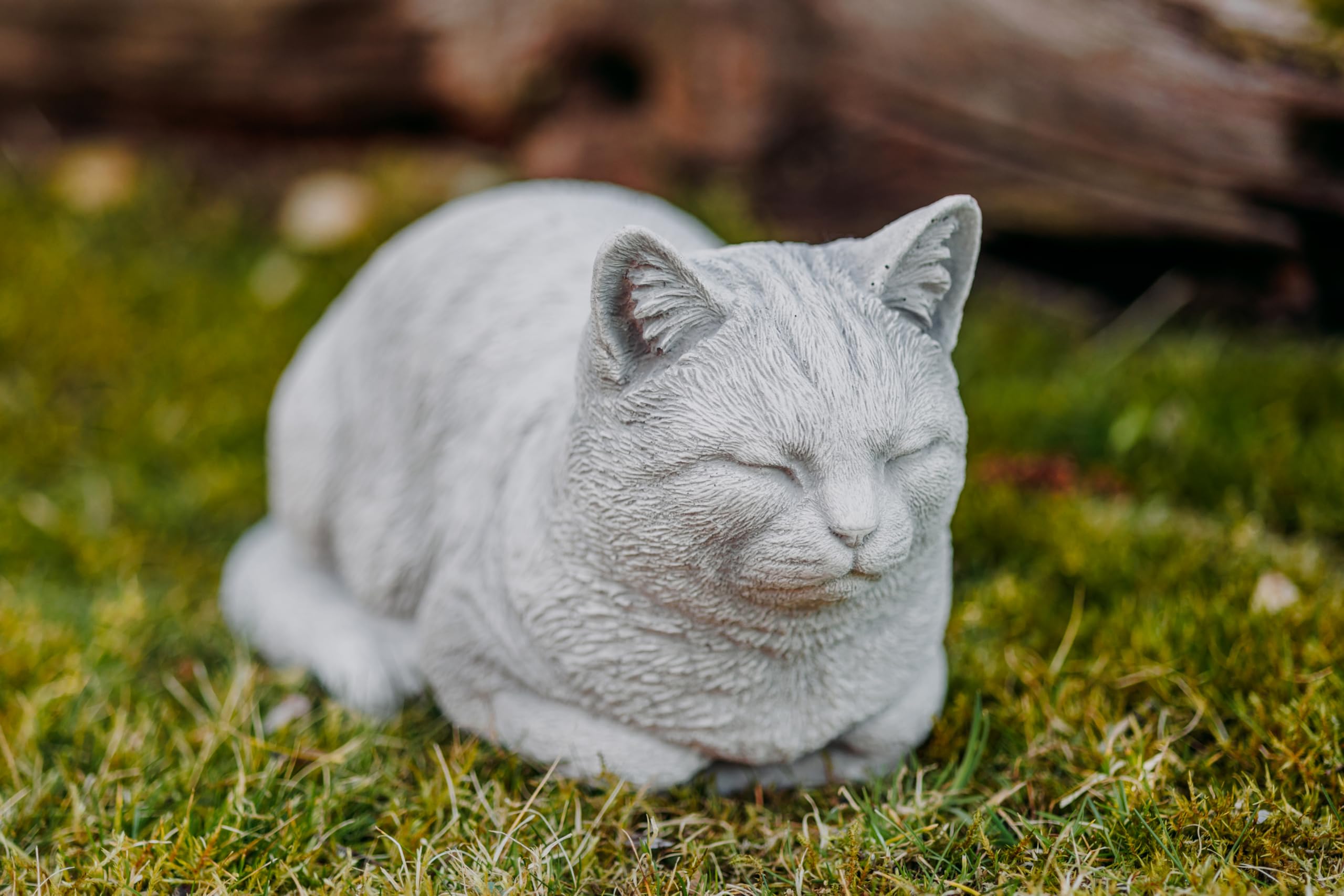 gartendekoparadies.de Massive figura di pietra camera gattino decorazione del giardino della decorazione di pietra espressi frostfest