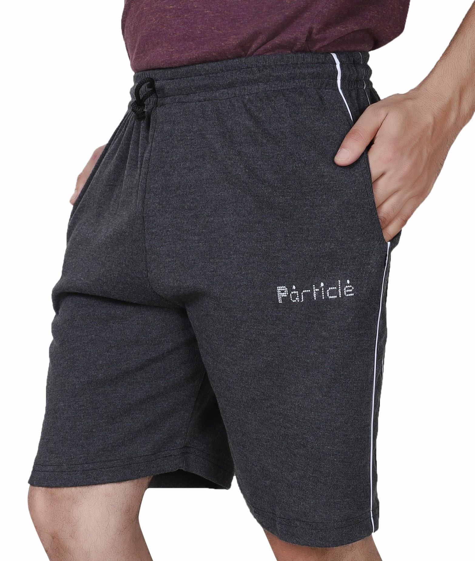 particle Plus Size Regular Fit Cotton Shorts for Men (Sizes 36-52)-picture-11