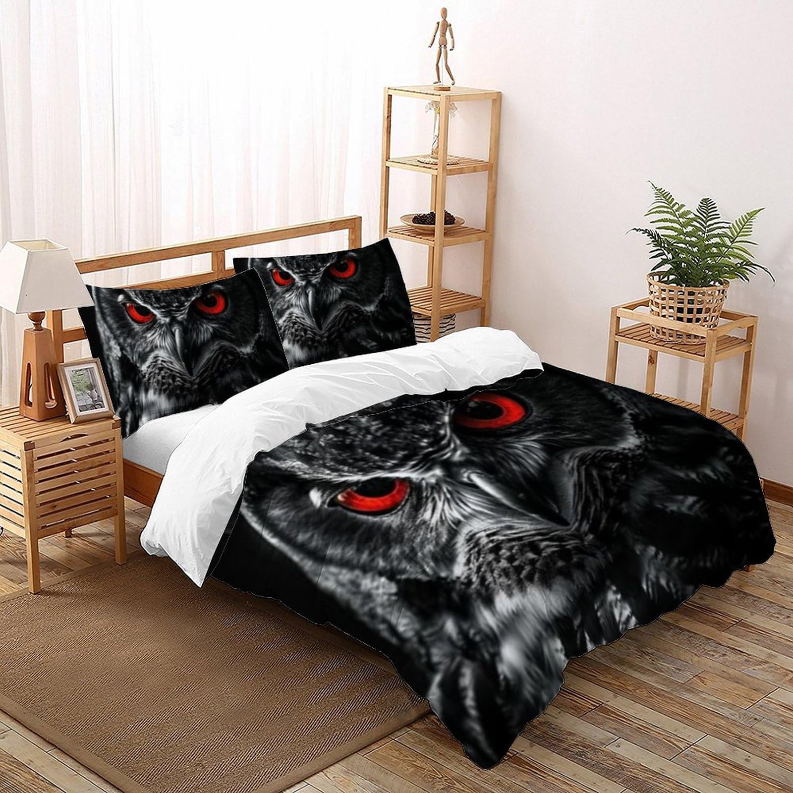 Housse de couette King 220x240cm pour garçon afin de rafraîchir son lit sans repassage