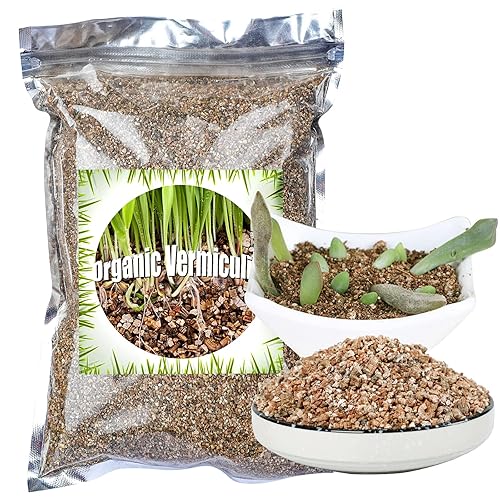 Miniatura 1 de Vermiculita orgánica de 1 cuarto de galón de Doter, aumenta la retención de agua y nutrientes y airea el suelo, perfecto para esquejes de raíces,