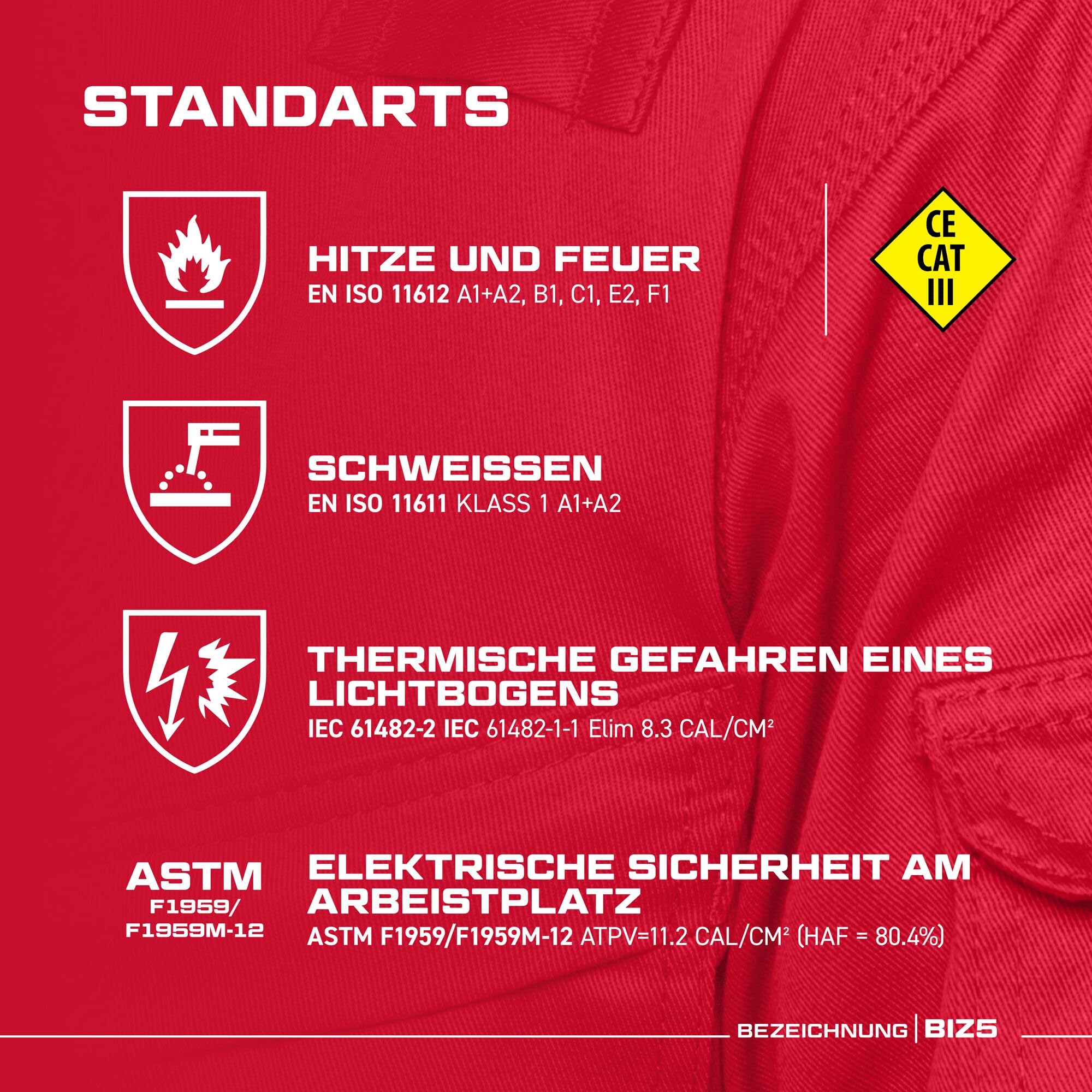Portwest BIZ5 Herren Flammenresistenter Reflektierender Overall Bizweld Iona FR Marineblau Lang, L