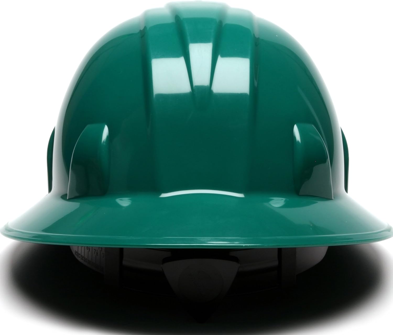 Pyramex Safety SL Series Full Brim Hard Hat, 6-Point Ratchet Suspension, Green