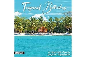 Tropical Island Calendar 2025
