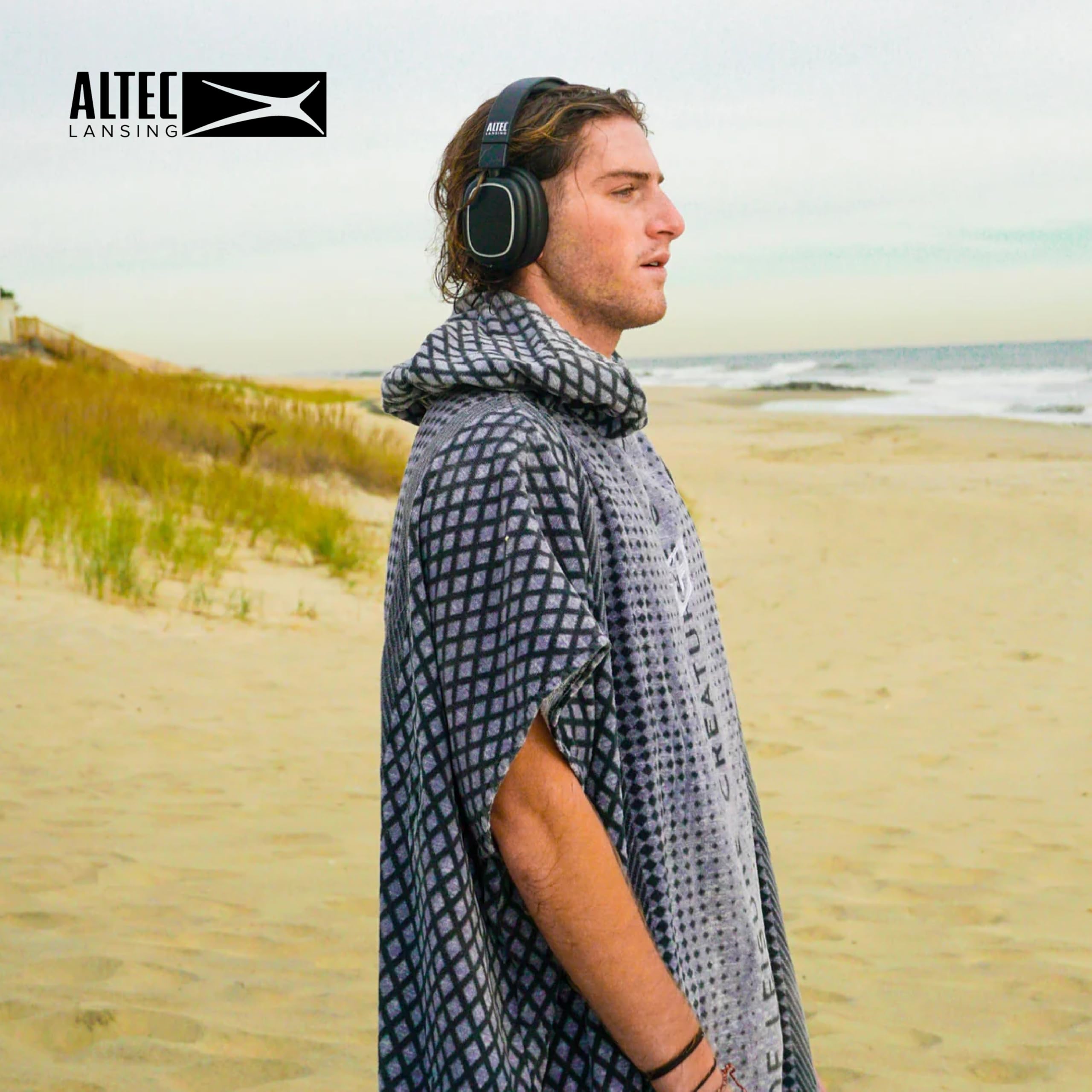 Altec Lansing Nanophones ANC 2.0, Wireless Over Ear Bluetooth Headphones with Noise Cancelling, 30 Hr Battery, Foldable Design, USB-C Charging, Voice Assistant Compatible 1