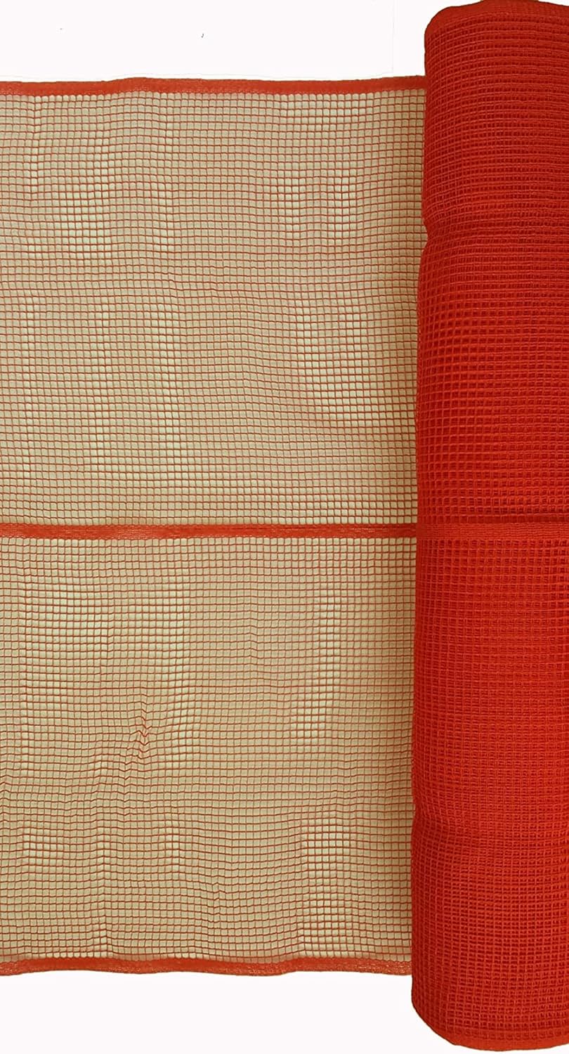 Kotap 4-ft x 150-ft Fire Retardant Vertical Safety Netting, High Visibility Orange, Item: SN-4150FR