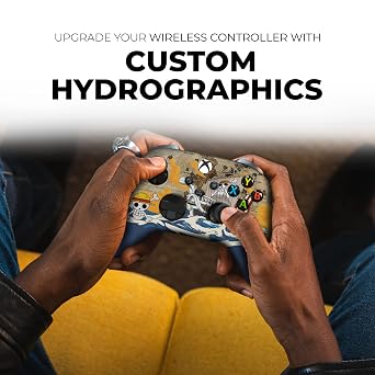 DreamController One Peice Custom X-box Controller Wireless compatible with X-box One/Series X/S Proudly Customized in USA with Permanent HYDRO-DIP Printing (NOT JUST A SKIN)