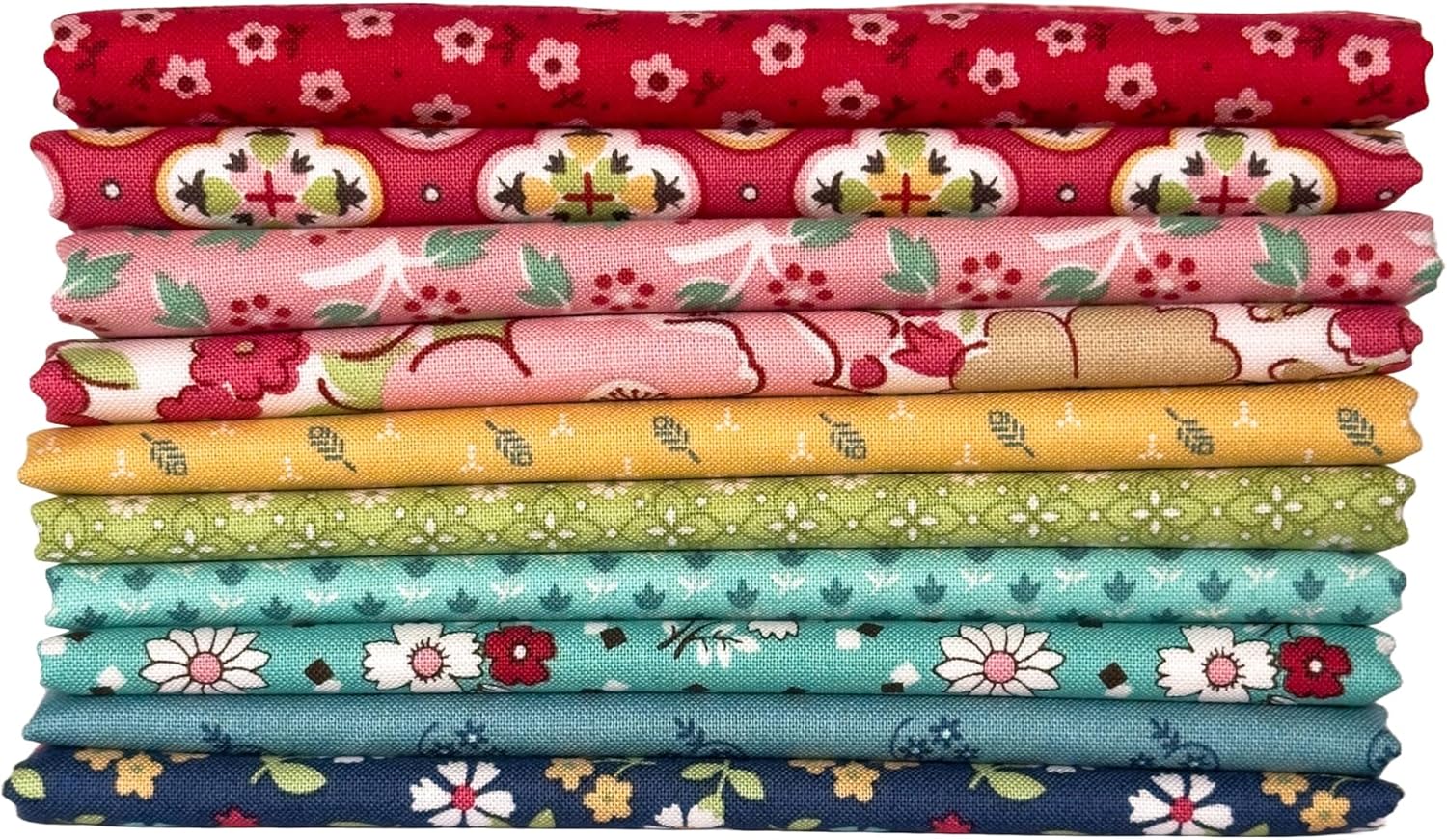 Mercantile Fat Eighth Bundle (10 Pieces) by Lori Holt for Riley Blake (LH.MERCANTILE.A.10FE)