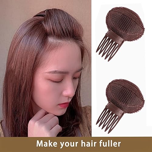 Miniatura 4 de Base de pelo Esponja Clip invisible peine Bump It Up Herramienta de volumen Almohadillas falsas Inserción de pelo Bump Styling Insertar extensiones