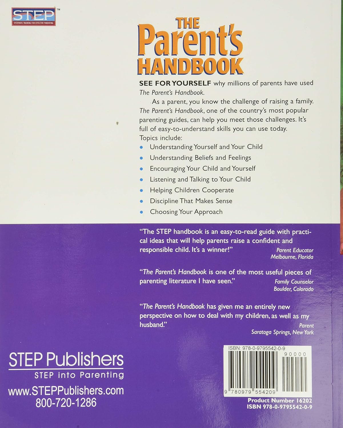 The Parent's Handbook: Systematic Training for Effective Parenting