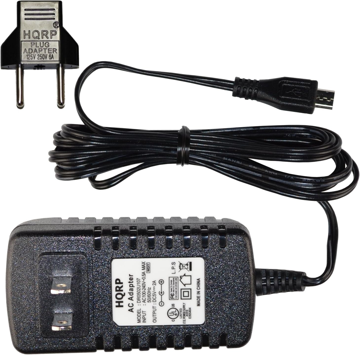 HQRP AC Adapter Compatible with Emergency Radio iRonsnow IS-088+ / IS-088U+ / IS-366 / IS-388 / IS-399 NOAA Radio [UL Listed] + Euro Plug Adapte