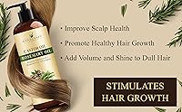 Vista 7 de Handcraft Blends Castor Oil with Rosemary Oil - 8 Fl Oz - 100% Pure and Natural - Premium Grade Carrier Oil for Hair Growth, Eyelashes and Eyebrows