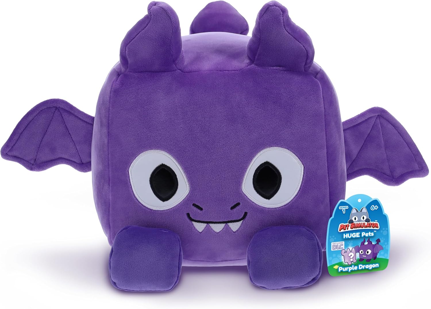 Pet Simulator - Purple Dragon Huge Pet Plush (8.5" Tall, Series 1) [Includes DLC]
