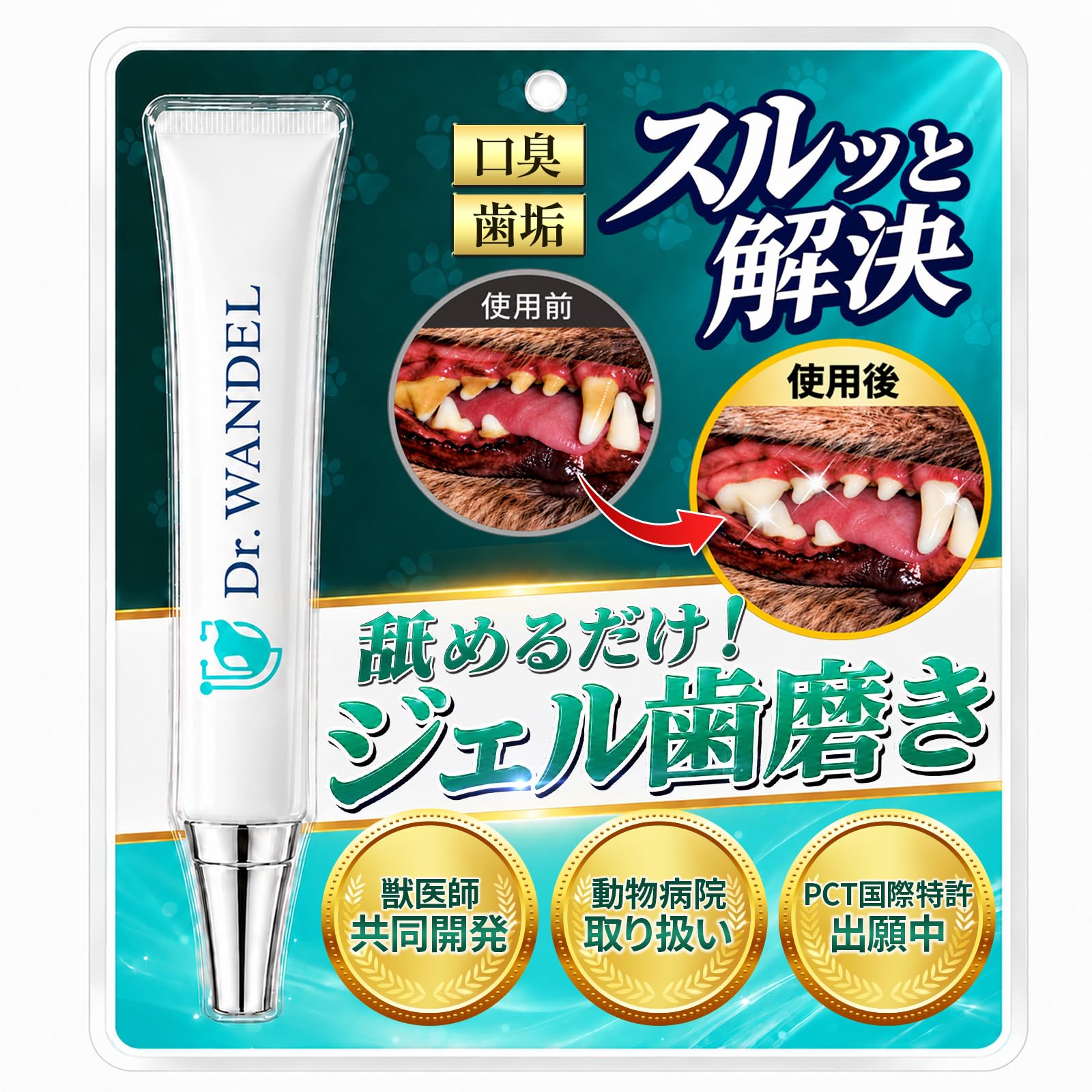 Amazon.co.jp: Dr.WANDEL ドクターワンデル 愛犬用デンタル ケア