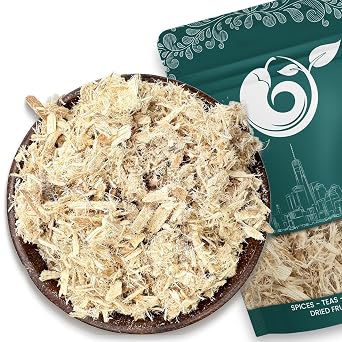 NY Spice Shop Slippery Elm Bark For Elm Bark Tea - Fibrous Texture Slippery Elm Cut and Sifted - Raw Ulmus Rubra From Elm Trees 4 Ounce