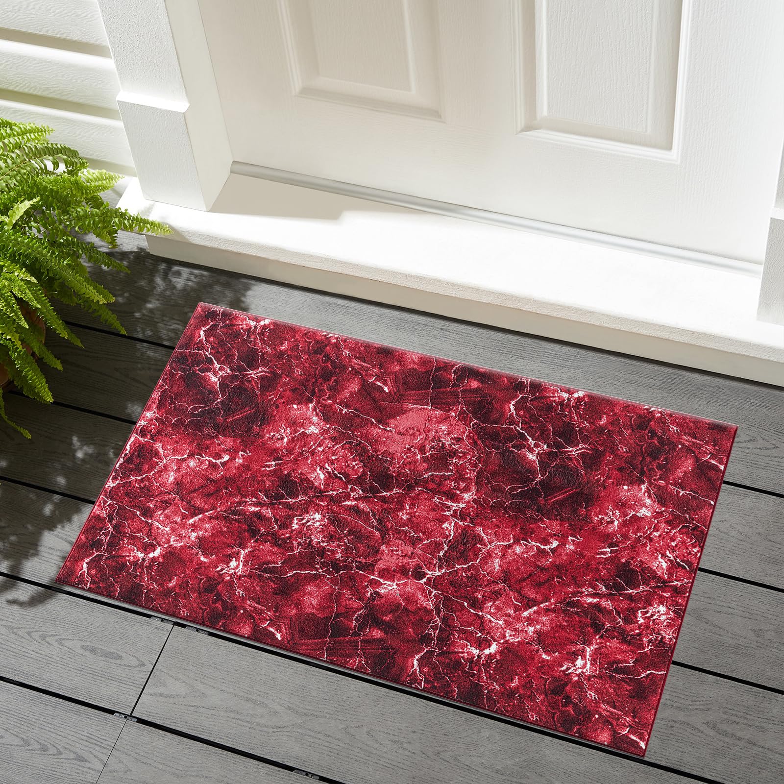 renoazul® Carpet Runners for Hallways Non-Slip Long & Wide Heavy-Duty Plain | 80 x 300 cm Super Absorbent Indoor Stair Carpet and Kitchen Anti-slip Floor Mats - Greeky Rug - Grey & Black — view 37