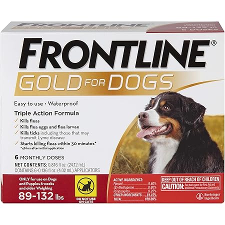 frontline extra large dog