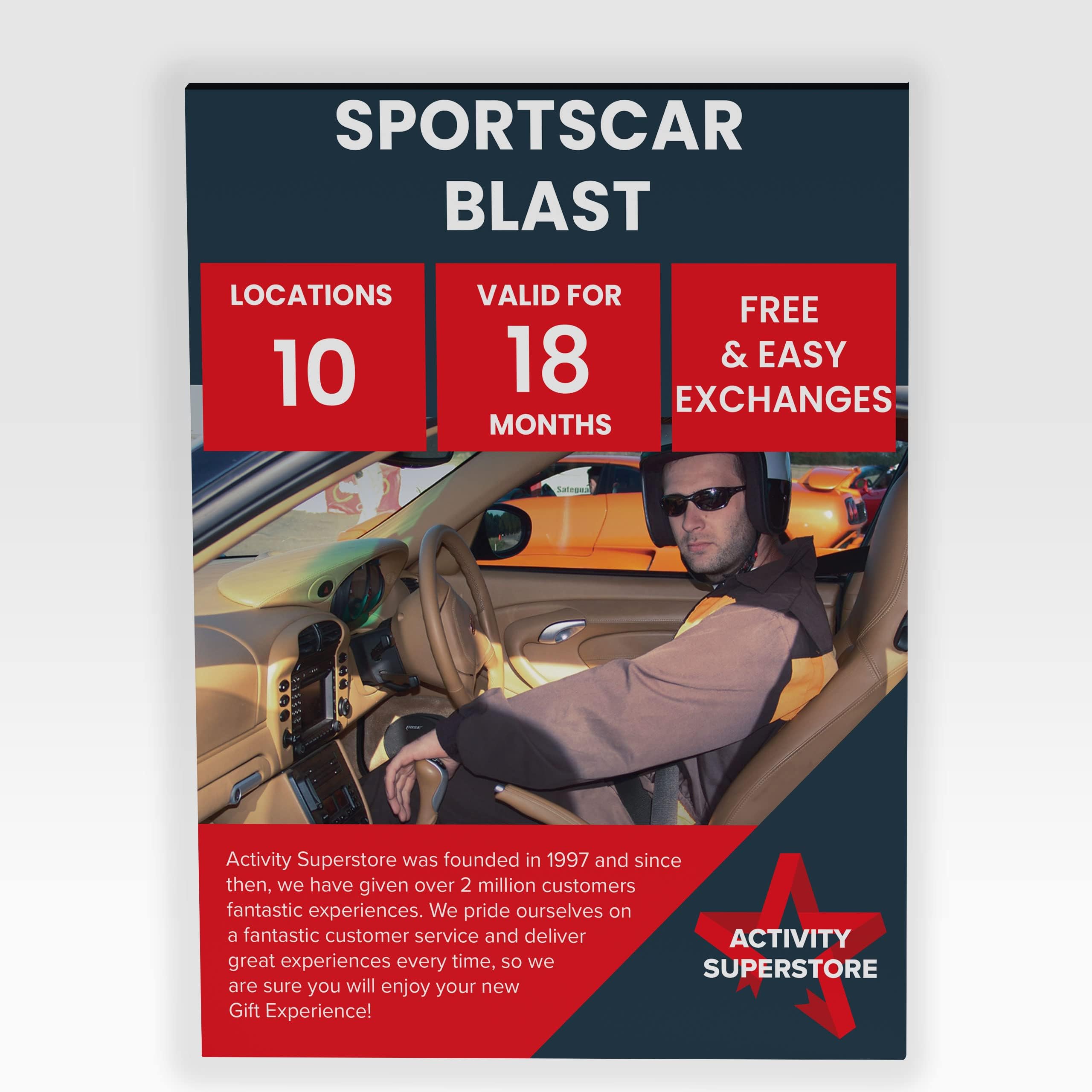 Sponsored Ad โ Activity Superstore Sportscar Blast Gift Experience Voucher, Available at 10+ UK Locations, Experience Days, Driving Gifts, Track Days, Birthday Gifts