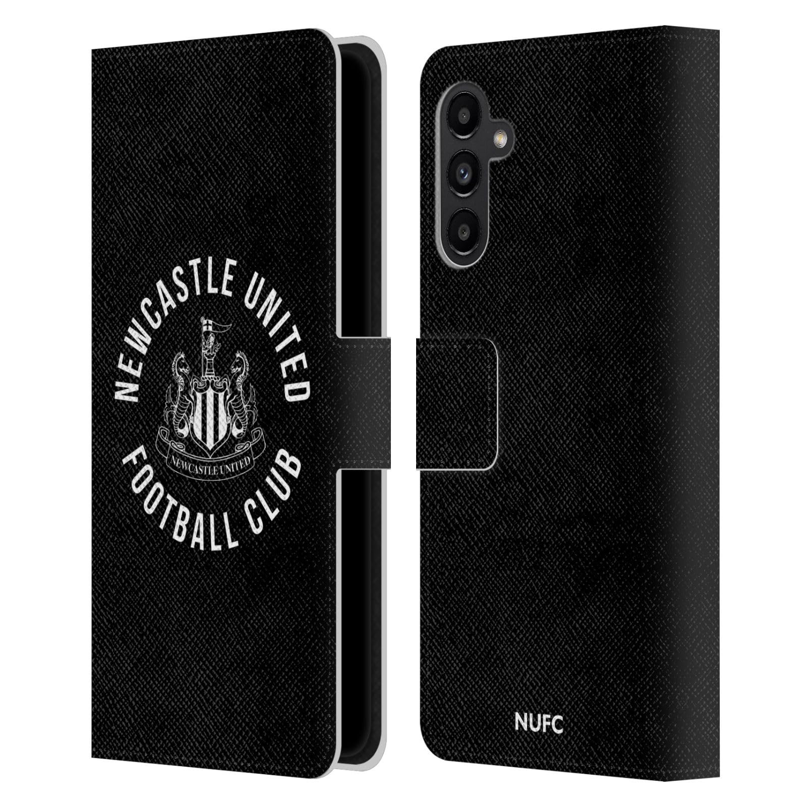 Head Case Designs Officially Licensed Newcastle United Football Club Logo Crest Leather Wallet Case Compatible With Samsung Galaxy A13 5G (2021)