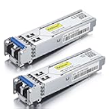 10Gtek 1.25G SFP Transceiver 1000Base-LX, 1310nm SMF SingleMode Fiber Optic Module, up to 10 km, for Cisco GLC-LH-SMD, Meraki MA-SFP-1GB-LX10, Ubiquiti UniFi, Fortinet, Mikrotik, TP-Link, Pack of 2