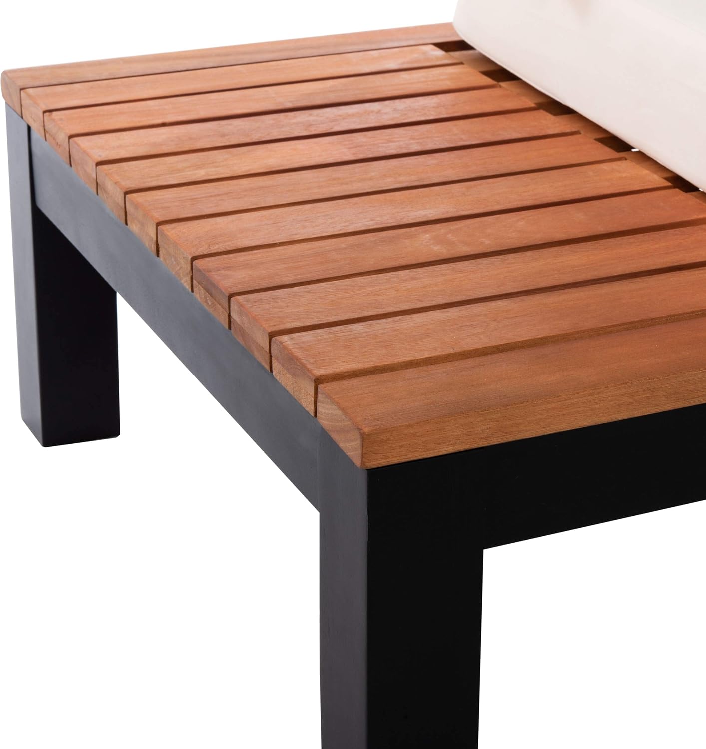 SAFAVIEH PAT7056A-3BX Collection Fristal Teak 3-Piece Outdoor Patio Set