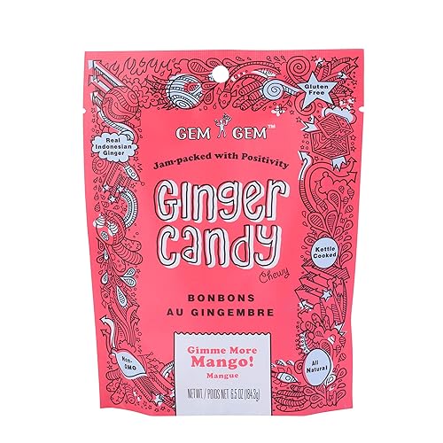 Miniatura 4 de Gem Gem Ginger Candy - Dulces de jengibre para masticar