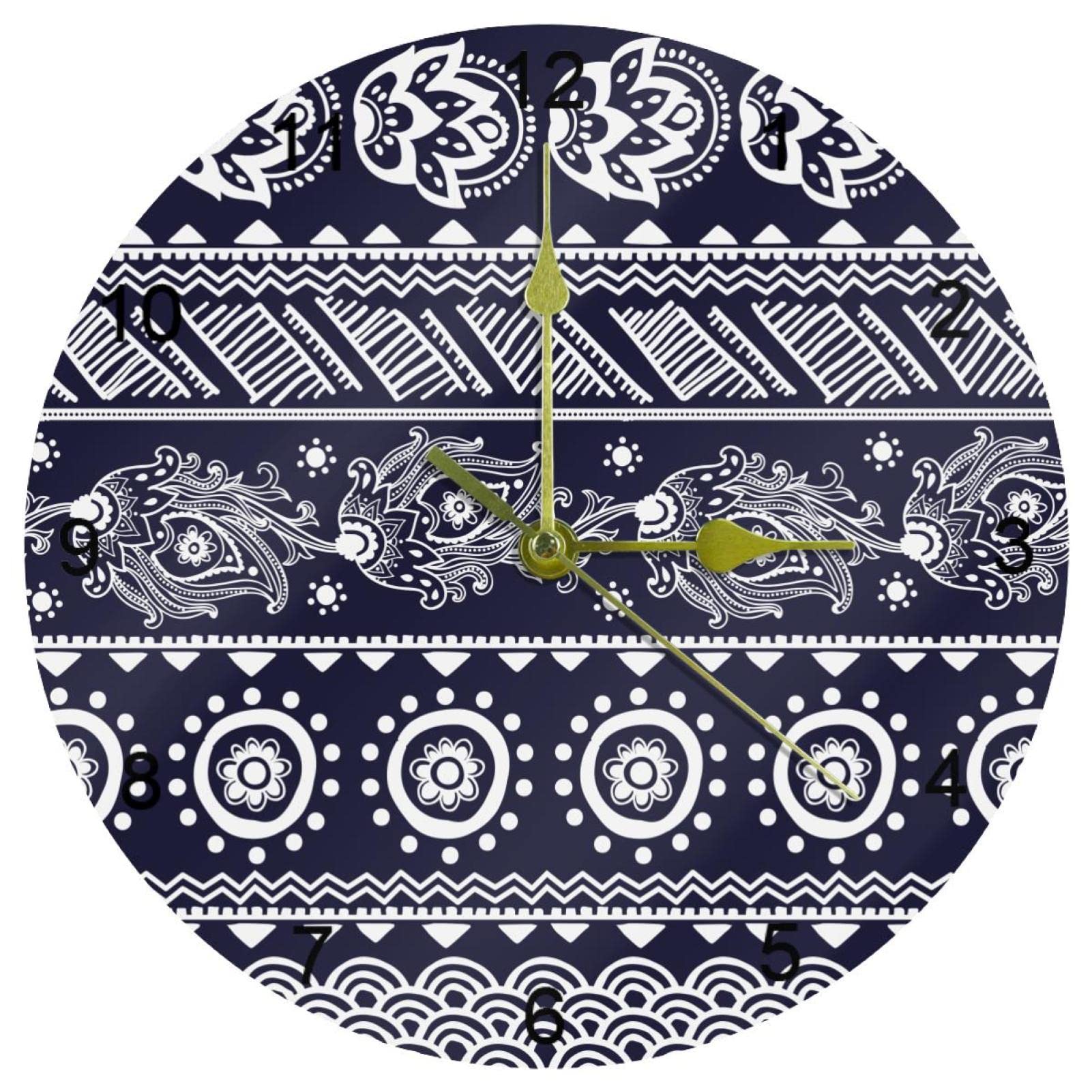 Horloge murale rétro sans tic-tac pour retrouver le calme dans votre chambre