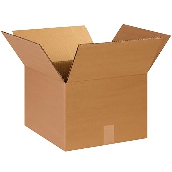 Boxes Fast 14" x 14" x 10" Double Wall Corrugated, Heavy-Duty Cardboard Boxes, BFHD141410DW, for Shipping, Packing, Moving and Storage, Kraft Pack of 15