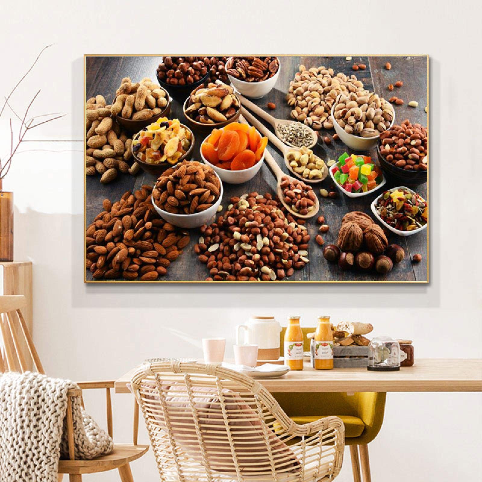 Quadro pizza adesivi murali cucina, decorazione da parete unica