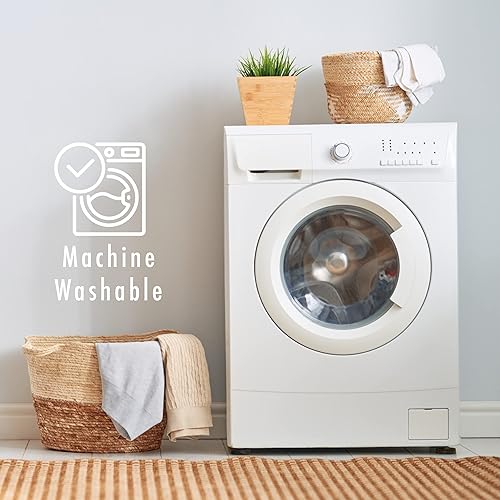 Miniatura 6 de Fresh Ideas Funda de almohada corporal de microgamuza, 20 x 54 pulgadas, marrón neutro, paquete de 2