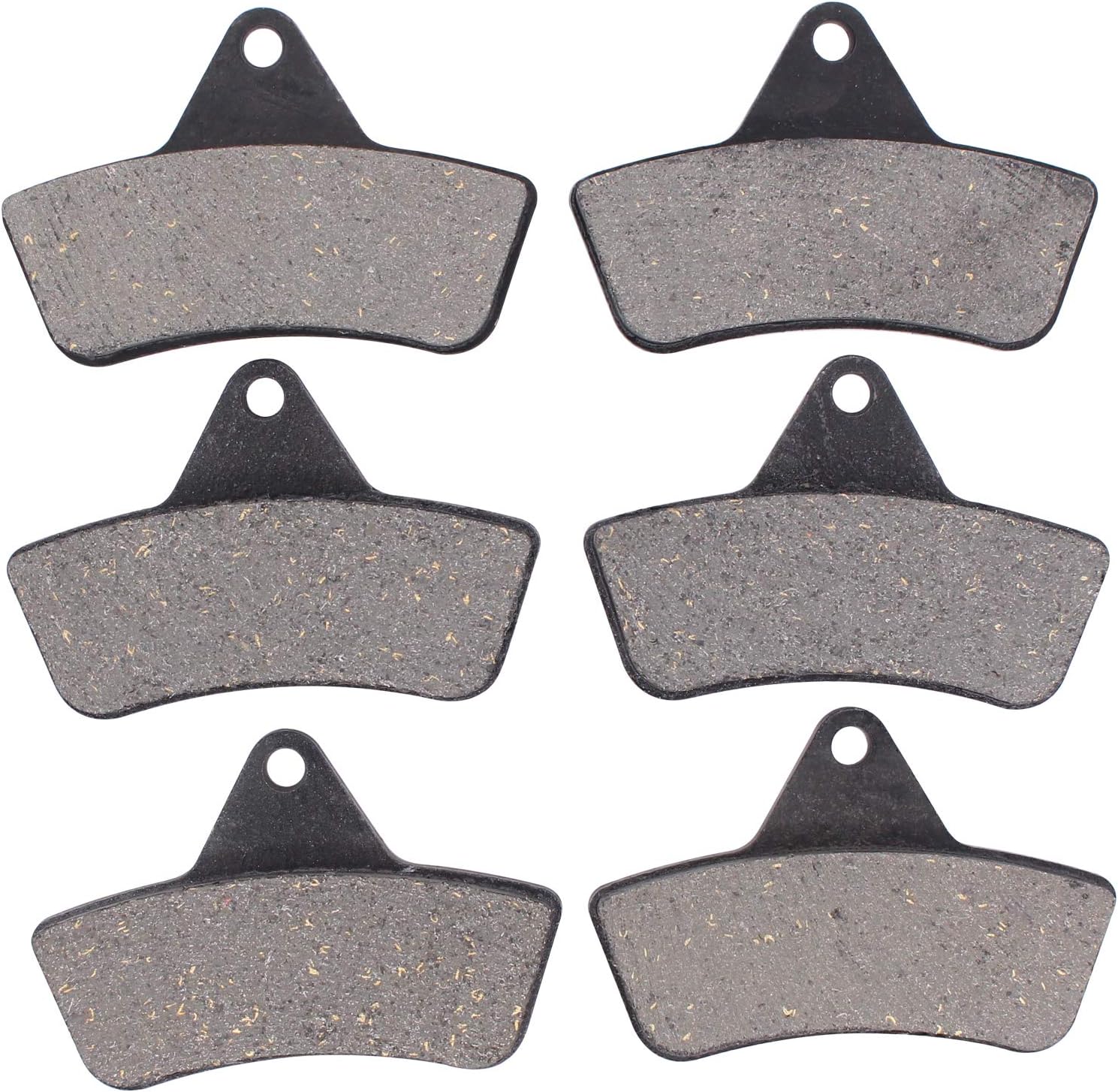 Front Rear ATV Brake Pads Caltric Front & Rear Brake Pads For Arctic Cat 400 Man/Auto LE 4x4 (2005-2008) - Semi-Metallic, High Heat Resistant Arctic Cat Service Manuals - Foto 2