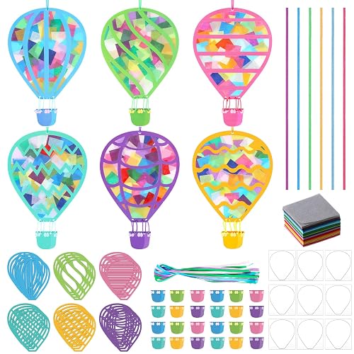 MiniInflat 24 Sets Hot Air Balloon Craft Kits for Classroom