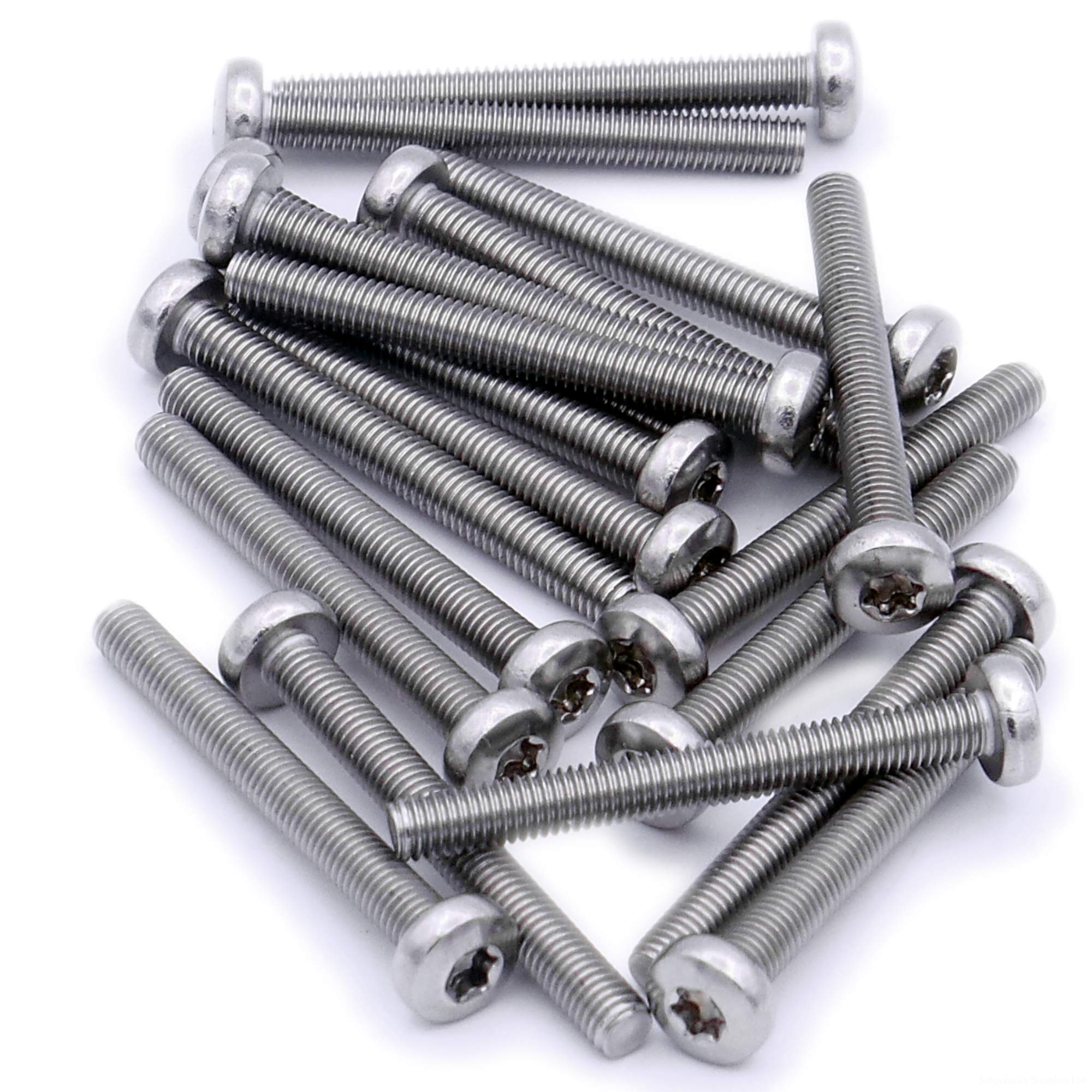 Singularity Supplies M3 (3Mm X 40Mm) Tx Pan Machine Screw (Bolt) - Stainless Steel (A2) (Pack Of 20)