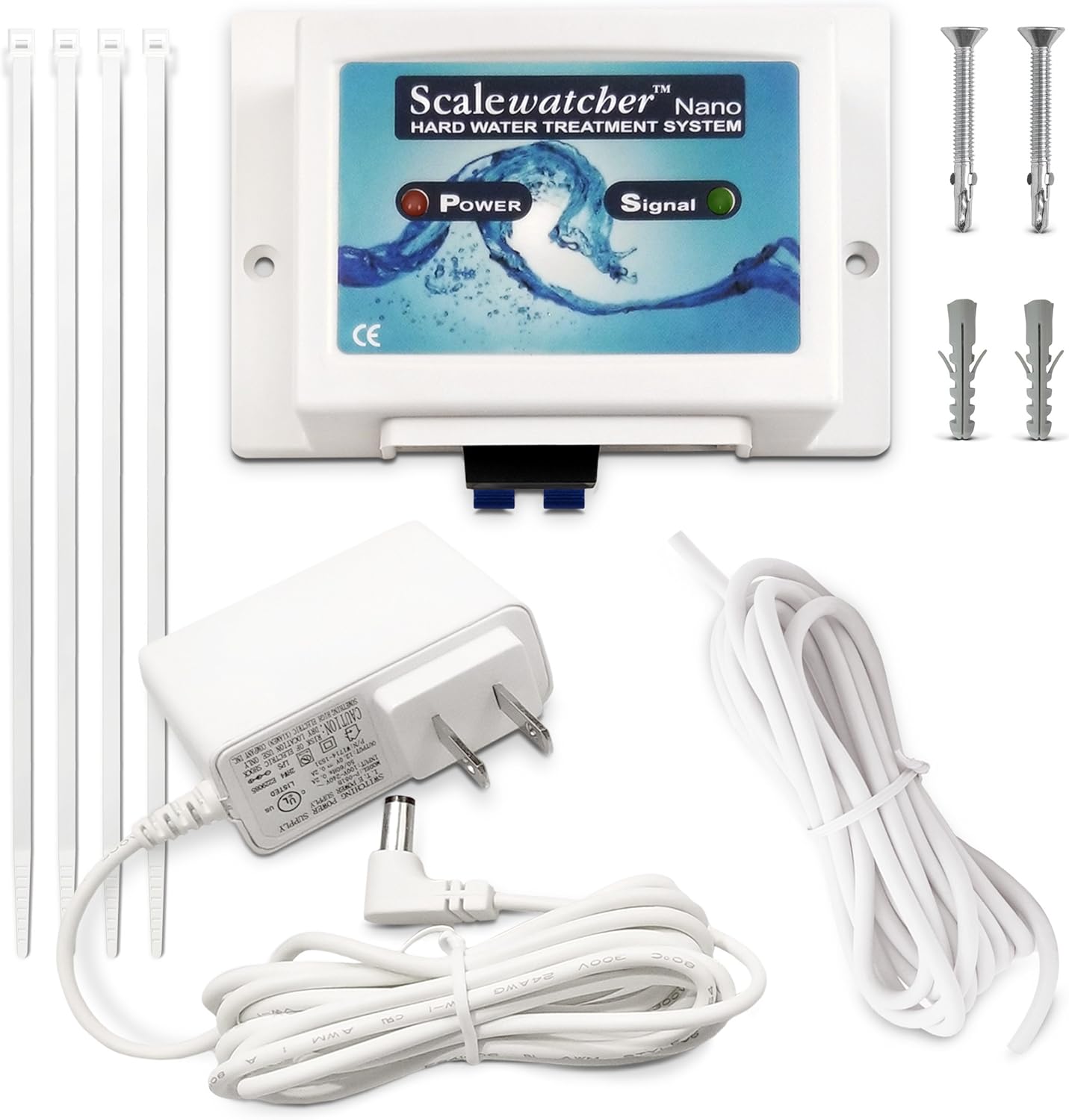 Scalewatcher Nano Electronic Water Descaler, Water Softener Alternative, Chemical and Salt-Free Electric Limescale Preventer and Remover