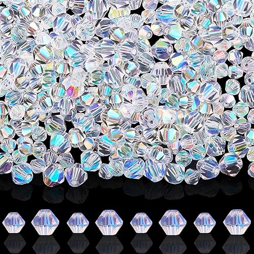 700 cuentas de cristal de bicona color AB piedras preciosas facetadas a granel para hacer joyas pulseras collares aretes colgantes accesorios de
