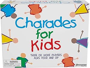 Pressman Charades for Kids - The 'No Reading Required' Family Game, 5