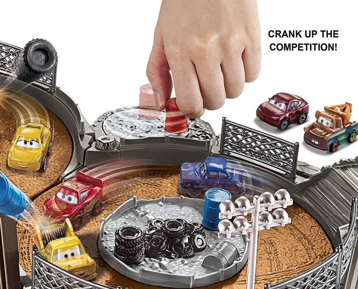 Disney Pixar Cars Mini Racers Crank & Crash Derby Playset [Amazon Exclusive]
